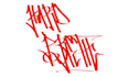 make graffiti with tagging style for your name or brand