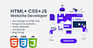 be your frontend HTML, CSS, javascript website developer,