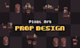 do pixel art prop object design