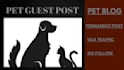 guest post on high authority pet blogs
