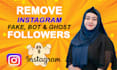 remove instagram fake, bot and ghost followers manually
