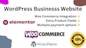 create a business website using astra and woocommerce
