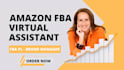 your expert amazon fba virtual assistant, professional amazon virtual assistant
