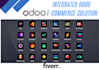 do API integration of odoo with ebay amazon shopify mangento