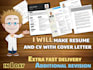 make resume and cv with cover letter