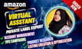 be your amazon private label virtual assistant and amazon seller central, fba VA