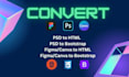 convert your psd or figma file into html, css and bootstrap with responsiveness