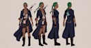 draw character sheets design for you