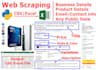 do web scraping, data extraction, data collection, scraper from any website