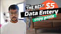 do professional data copy paste and data entry