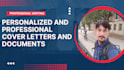 write professional cover letters and any kind of documents
