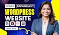 design wordpress website, custom wordpress website, business website development