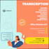transcribe audio to text and do you tube video transcription