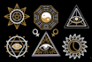 create mystical,sacred,geometry, logo design for you