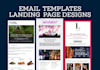 design email, enewsletters and landing page