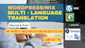 professional translation services for your wordpress website and fix errors