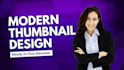 design attractive youtube thumbnails in 1 hr