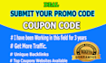 submit coupon codes manually to 150 popular websites coupon code submissions
