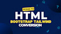 convert figma to html css psd to html css using bootstrap 5