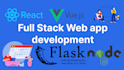 code you full stack website using reactjs or vuejs with flask or expressjs