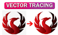 vector tracing anything, vectorize images, logo, art in adobe illustrator