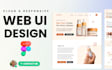 make figma ui ux design for figma website, landing page, website ui design