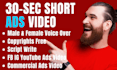 create 30 sec cinematic ai promo video with voice over