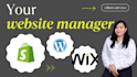 be your website manager