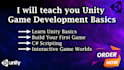 teach you unity game development basics