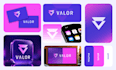 design a modern brand identity kit with logo and style guide
