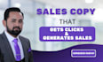 be your sales page copywriter and write irresistible sales copy