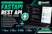 develop fastapi rest apis with authentication and database integration