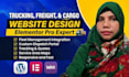 design a logistics trucking transport website with wordpress