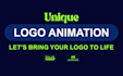 create unique custom logo animation