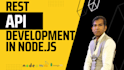 be your node js developer developing api and backend