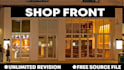 create VIP shop front, storefront, and window graphics