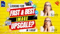 fix blurry photo, enhance, sharpen and upscale photos to 4k