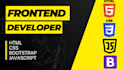 be your frontend web developer using  HTML, CSS,  javascript