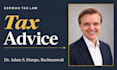 advise you on german tax law and tax planning