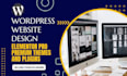 design clean and responsive wordpress website or fix errors