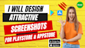 design screenshots for your app ios and google play store