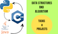 do your data structure and algorithm in cpp python programming  java programming