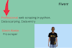 do web scraping, python scripts, data scraping extraction