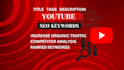 youtube video ranking seo first page on google for local busines and any