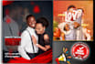 design christmas halloween newyear valentine church party flyers greeting cards