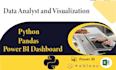 perform data analyst and visualization using python,pandas,power bi dashboard