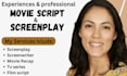 write and edit 90 pages of movie script screenplay TV film script screenwriter