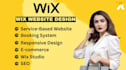 design professional wix ecommerce and booking website