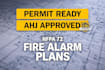 design fire alarm drawings for permit approval nfpa 72