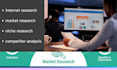 do web research, market research, niche research, and competitor analysis
